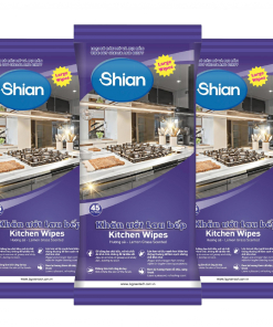 Khăn ướt lau bếp hương sả 45 tờ